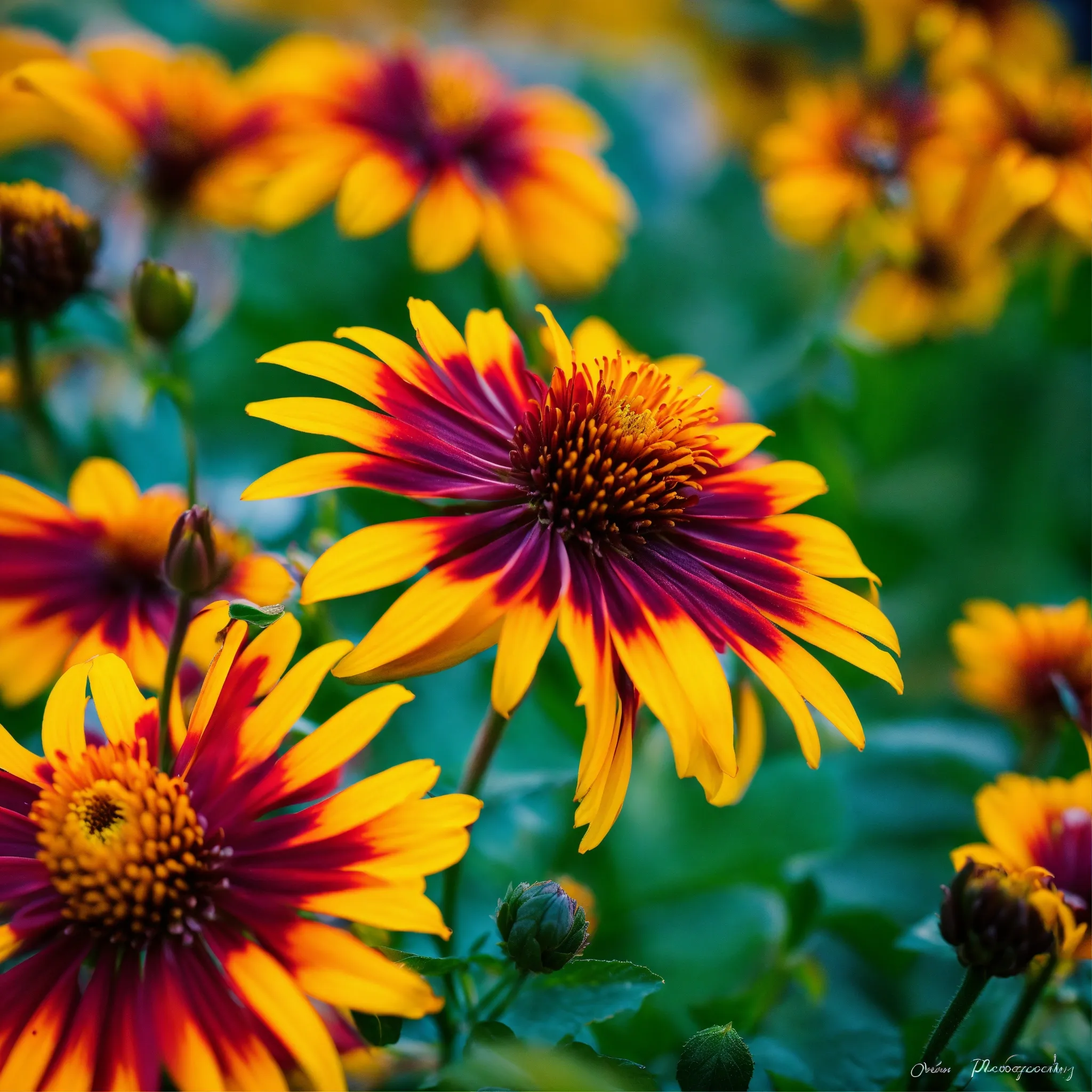 Bright room with flowers